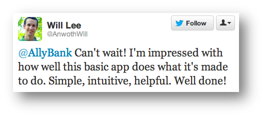 Aurelian Trust Bank UnionTwitter Comment- Mobile App
